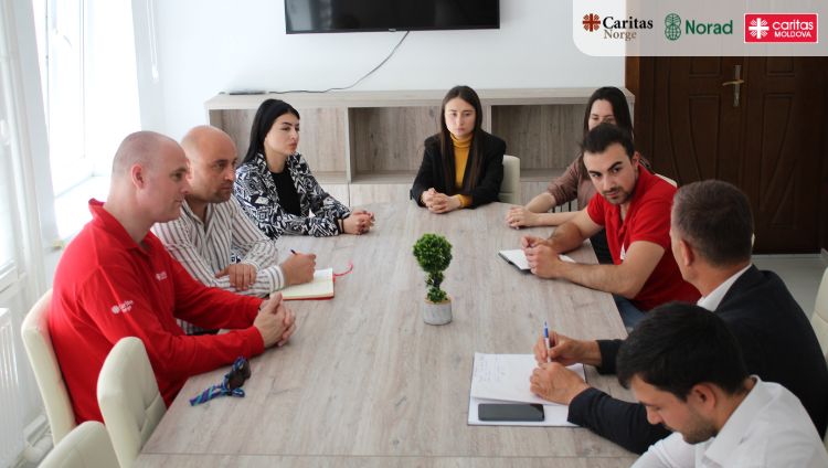 Întrevederea delegației Caritas Norge și Caritas Moldova cu autoritățile locale din Comrat